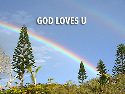 God loves U